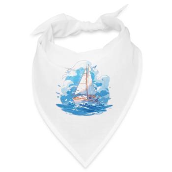Segeln Segelschiff Segelboot Regatta Segeln Segel - Bandana - Weiß - Vorne