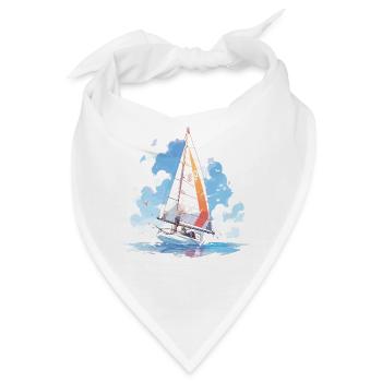 Segeln Segelsport Segelboot Regatta Segeln Segler - Bandana - Weiß - Vorne