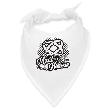Maid Of Honour Bridal Wedding Party Maid Of Honors - Bandana - Weiß - Vorne