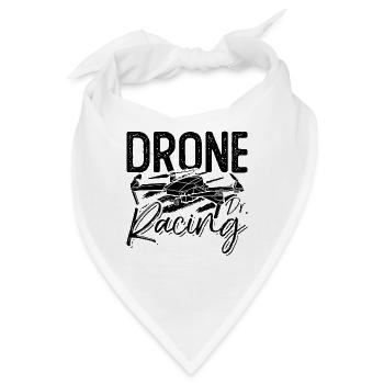 Drone Racing Dr. Drone Pilot Fpv Race Drone Racer - Bandana - Weiß - Vorne