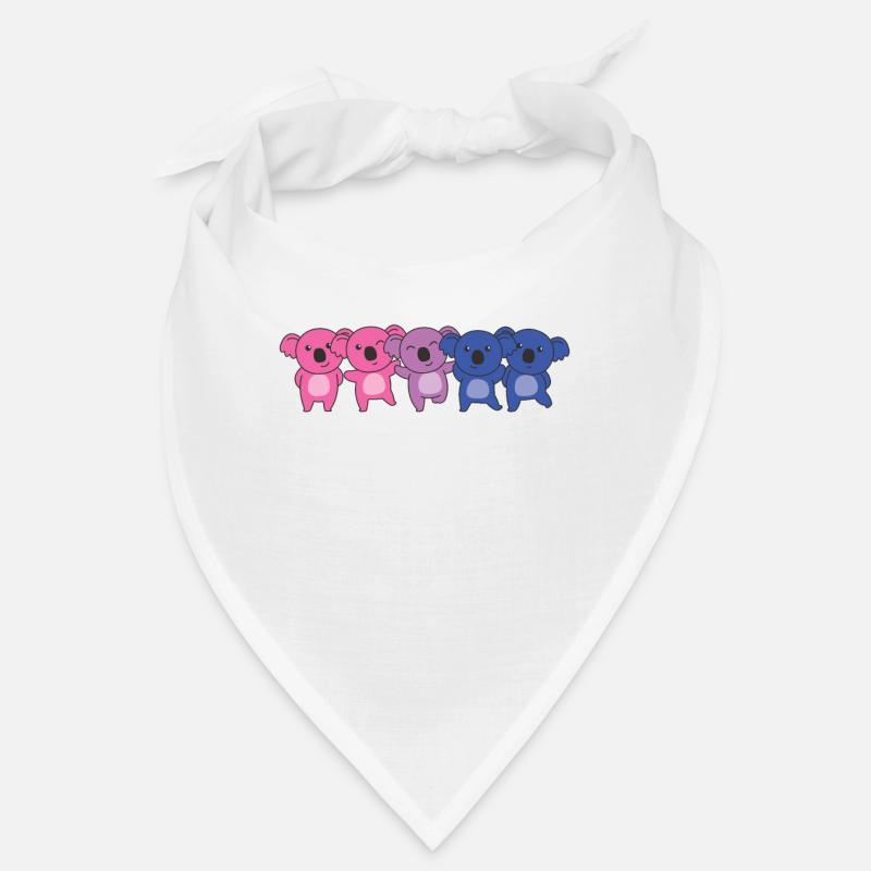 Bisexual Flag Pride LGBTQ Cute Koala Bandana