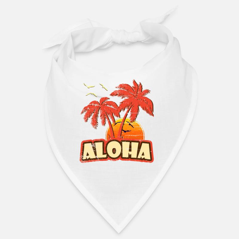 Aloha Vintage Sunset Bandana