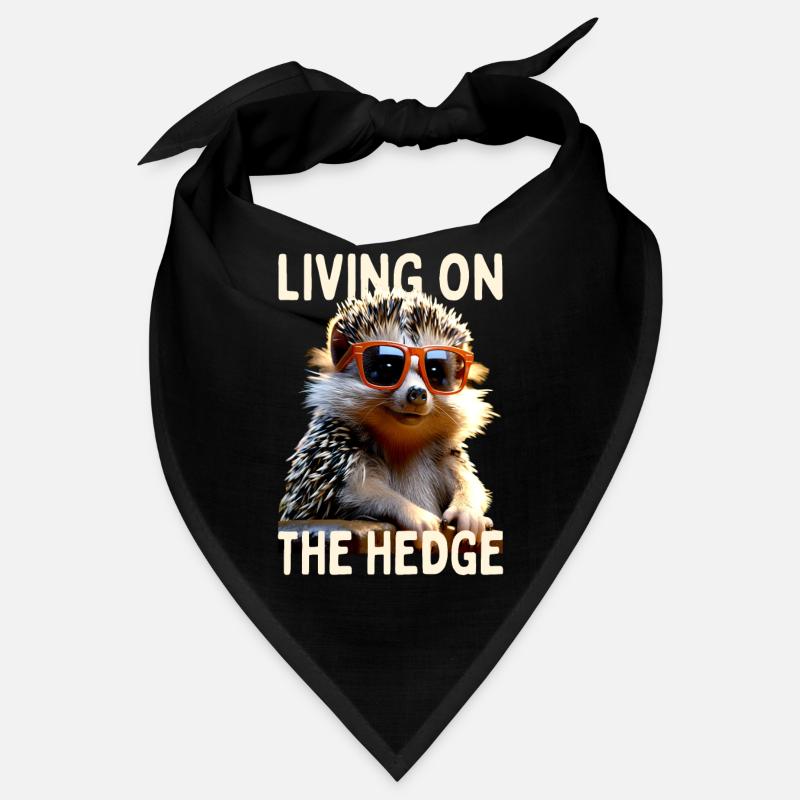 Hérisson vivant sur la haie Echinoïde Amour hérisson Bandana