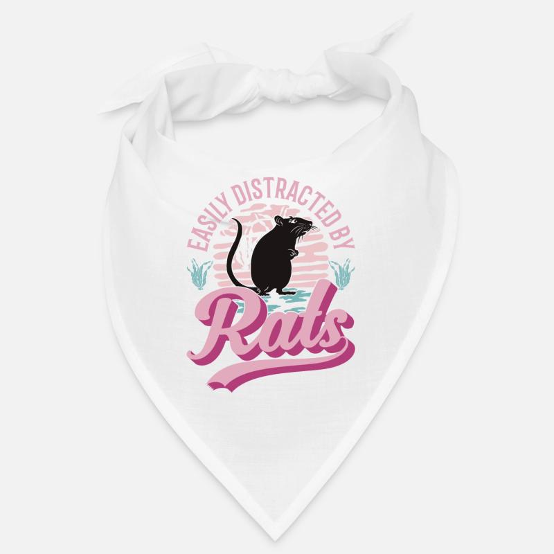 Facilement distrait par les rats Rat Hausratte Bandana