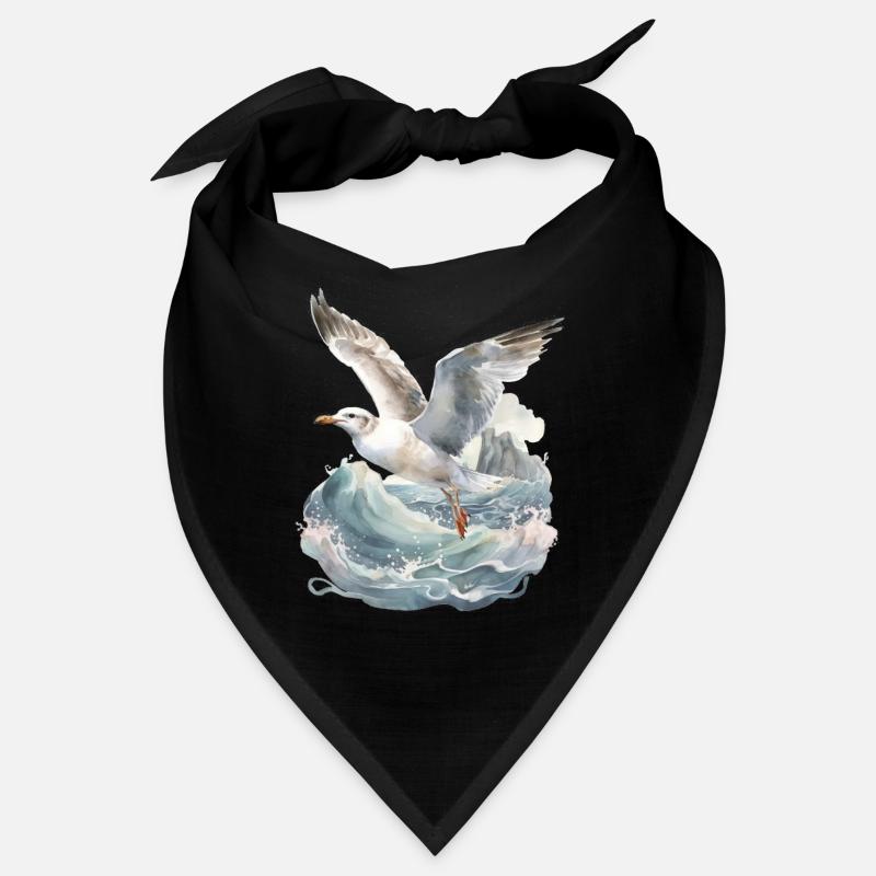 realistic seagull Bandana