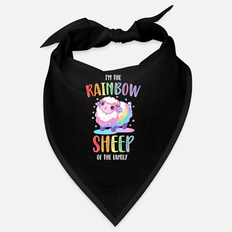 Rainbow Sheep LGBTQ Transgender Pride Community Bandana