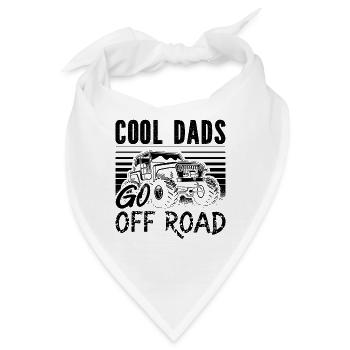 Cool Dads Go Off Road Motocross Off-Road Racer - Bandana - Weiß - Vorne