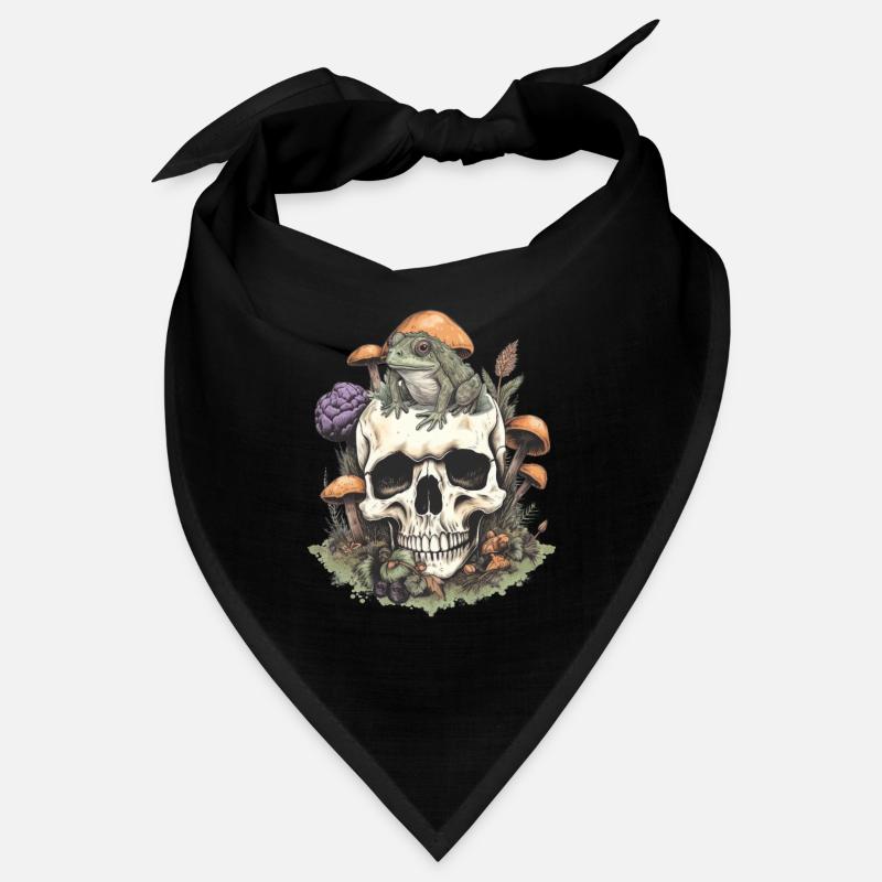 Grenouille dans un crâne Bandana