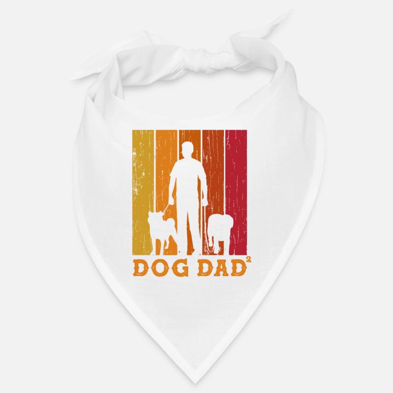 Dog Dad à la puissance de 2 Bandana