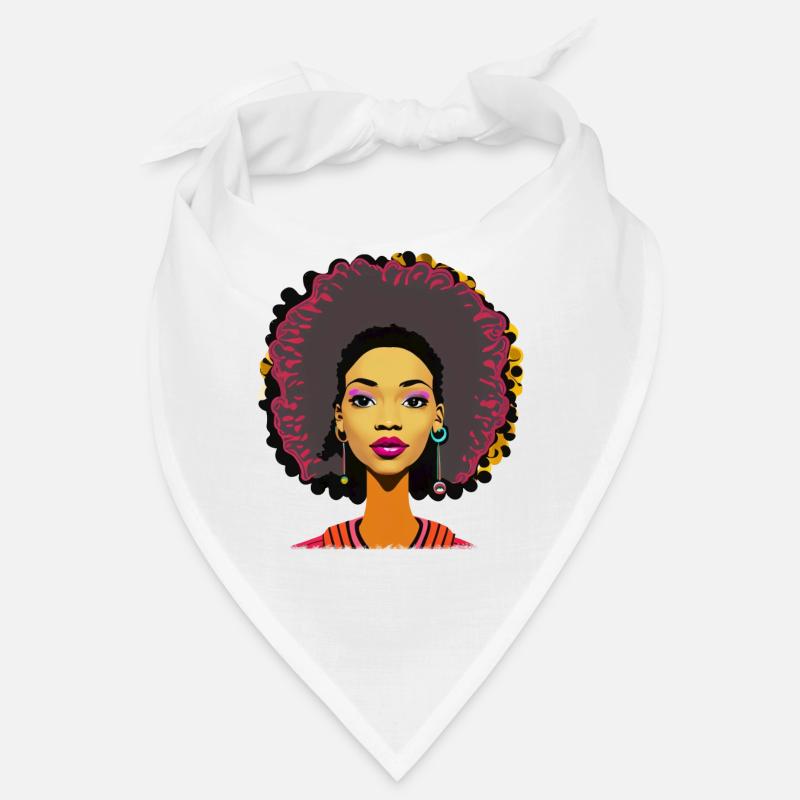 Lady with Afro Bandana