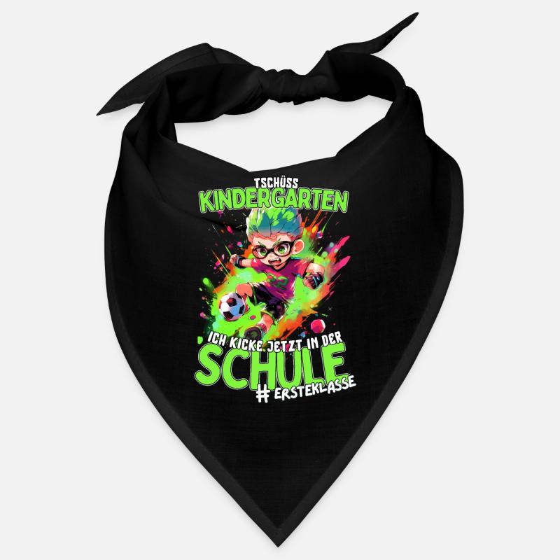 Fußball Einschulung 2023: Bye Bye Kindergartenzeit Bandana