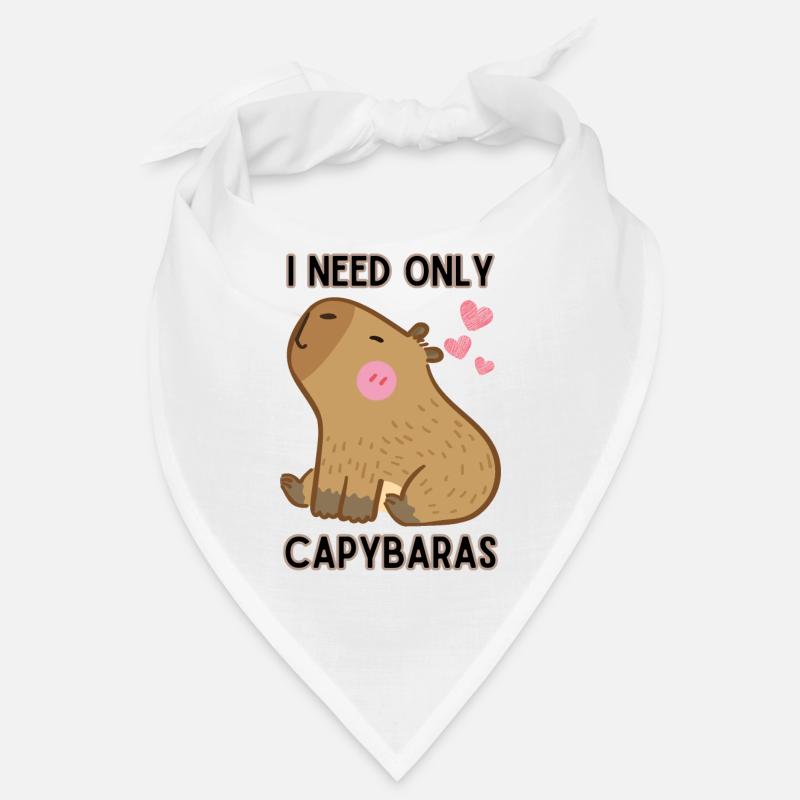 I only need capybaras I love capybaras Bandana