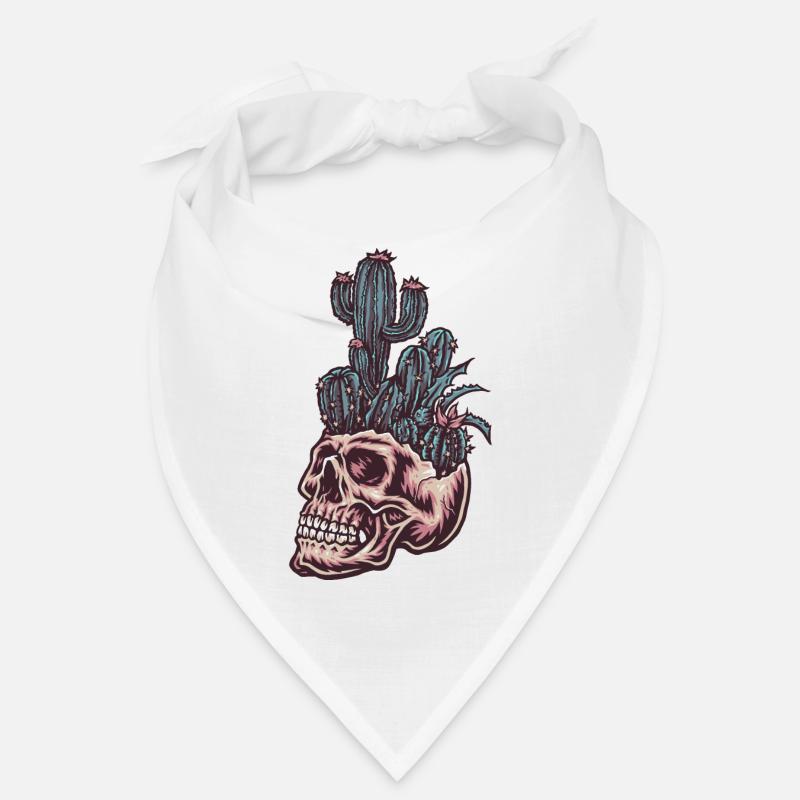 Skull with cactus Bandana