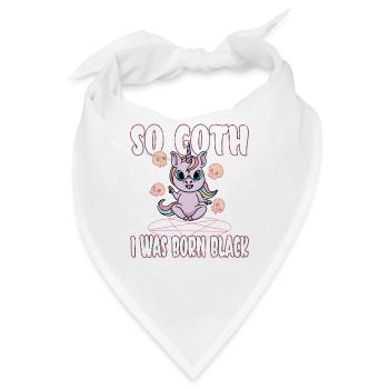 Satan Beelzebub Teufel Gothic Pentagram Mystisch - Bandana - Weiß - Vorne