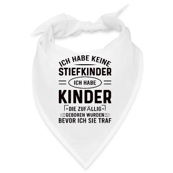 Stiefvater Stiefvater Geburtstag Stiefvater - Bandana - Weiß - Vorne