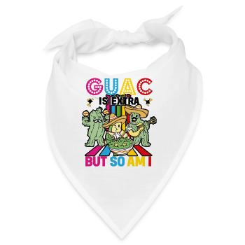 Avocado Guacamole Mexikanisch Mexiko Latino - Bandana - Weiß - Vorne