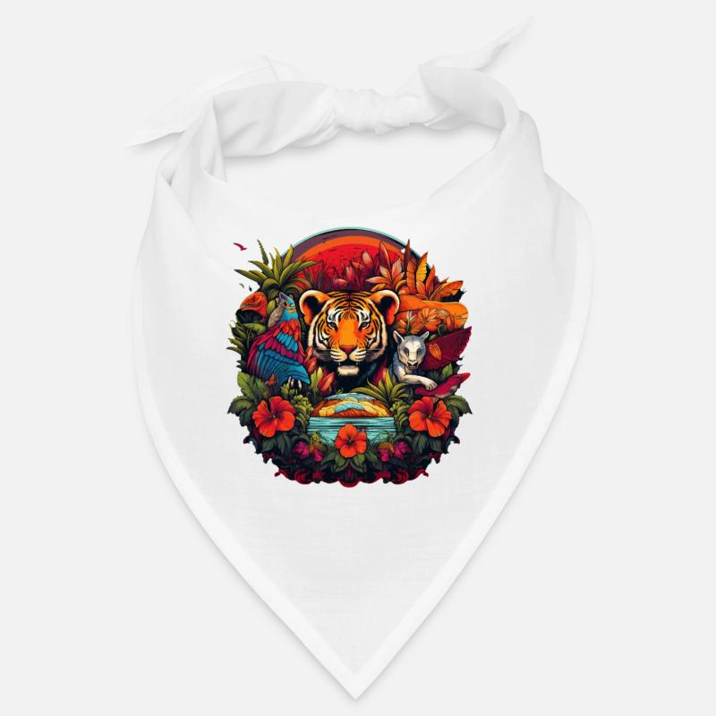 Tigre dans la jungle Bandana