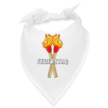 STREICHHOLZ FEUERSTAB - Bandana - Weiß - Vorne