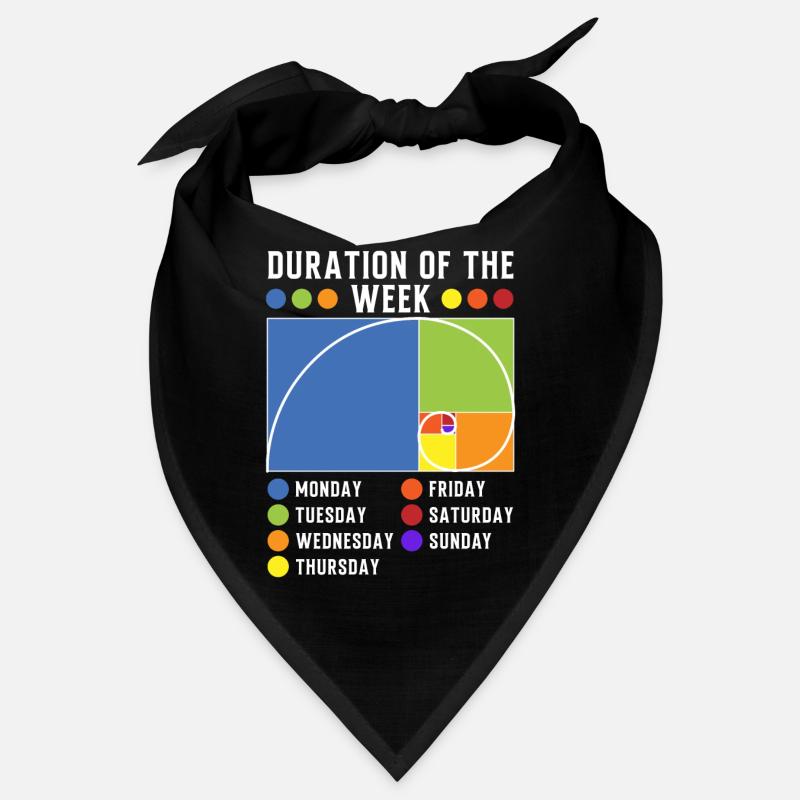 Drôle de coupe de nombre de Fibonacci doré Bandana