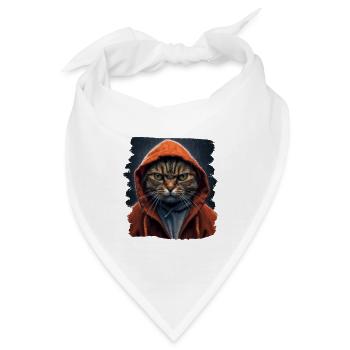 Hab mich auf Geduld testen lassen war bin negativ - Bandana - Weiß - Vorne