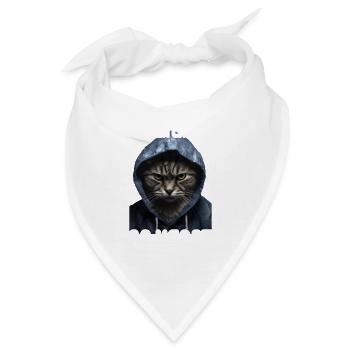 Hab mich auf Geduld testen lassen war bin negativ - Bandana - Weiß - Vorne