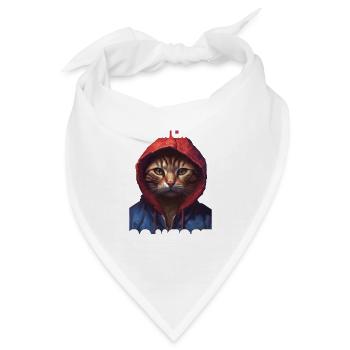 Hab mich auf Geduld testen lassen war bin negativ - Bandana - Weiß - Vorne