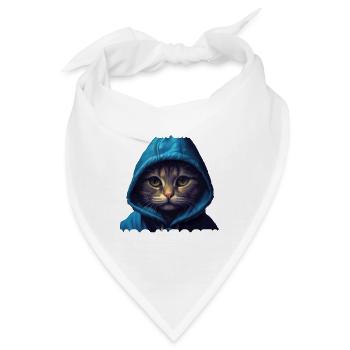 Hab mich auf Geduld testen lassen war bin negativ - Bandana - Weiß - Vorne
