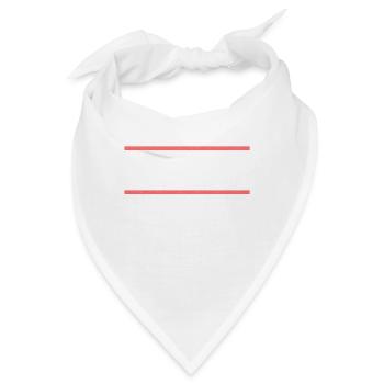 Hab mich auf Geduld testen lassen war bin negativ - Bandana - Weiß - Vorne