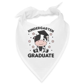 Kids Kindergarten graduate Kuh Graduation - Bandana - Weiß - Vorne