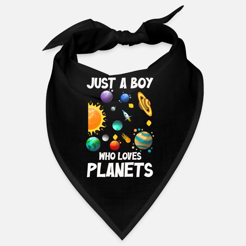 Nur ein Junge, der das Sonnensystem der Planeten liebt Bandana
