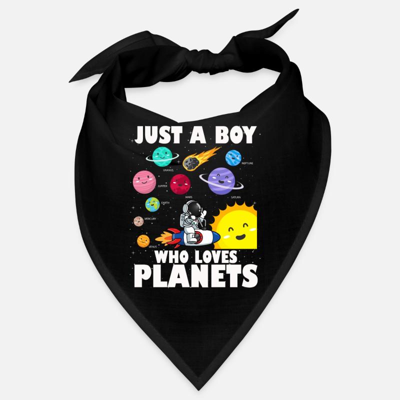 Nur ein Junge, der das Sonnensystem der Planeten liebt Bandana
