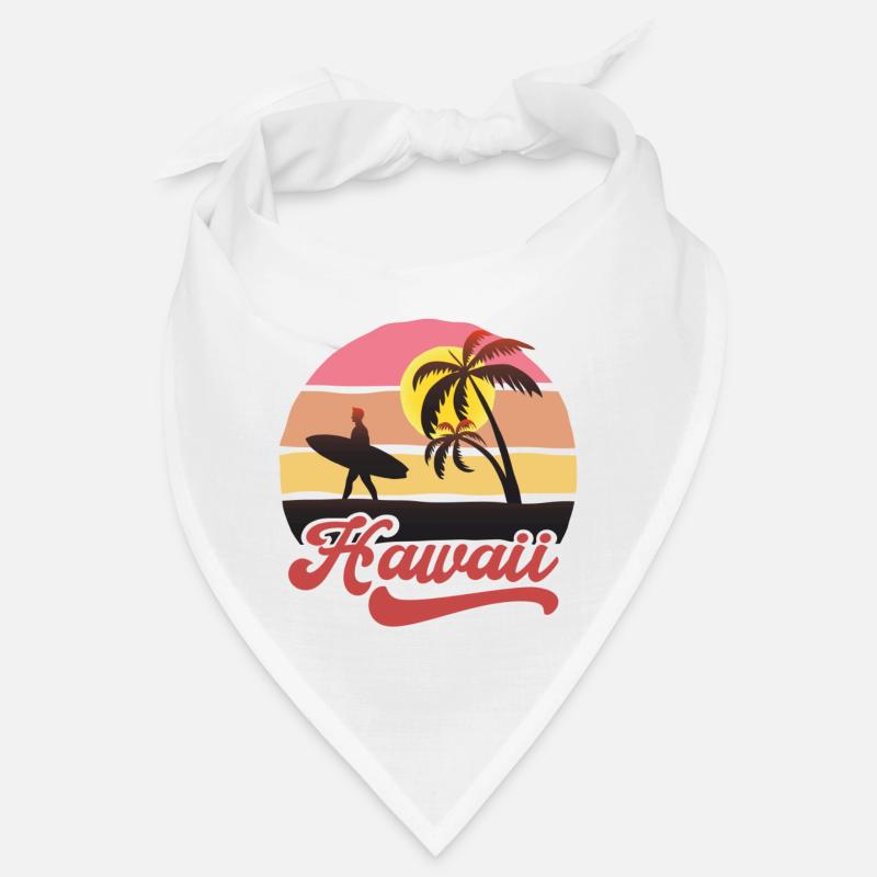Hawaï Surf Beach Design Bandana