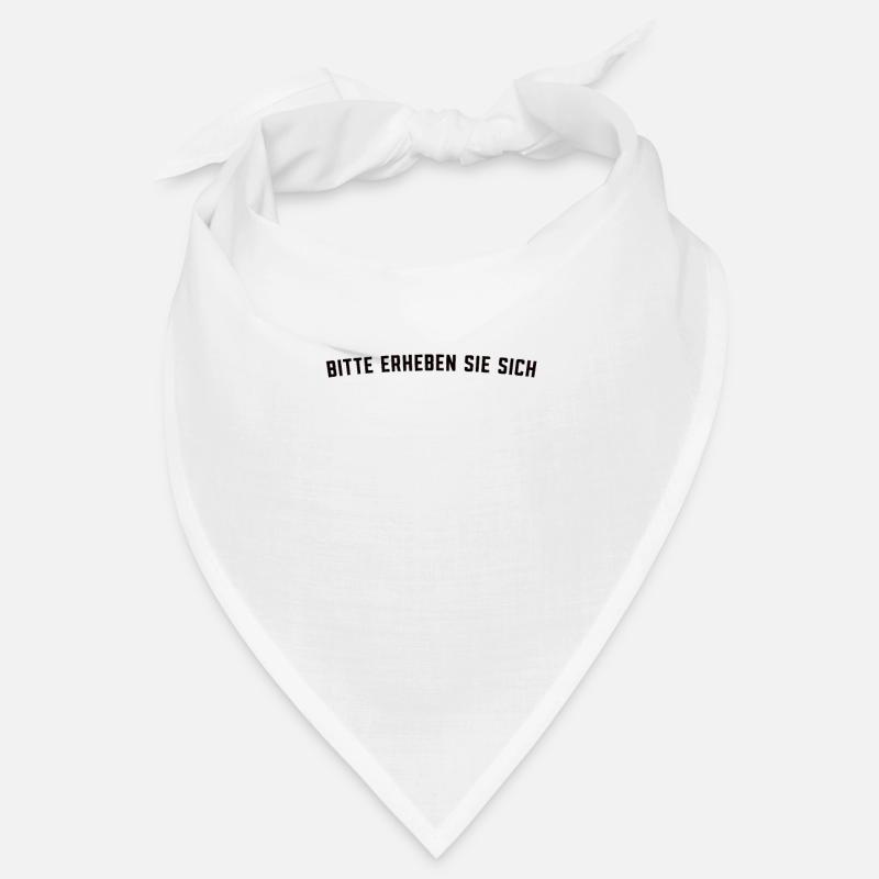 Baggerfahrer Geburtstag Baggerfahrer Sprüche - Bandana - Weiß