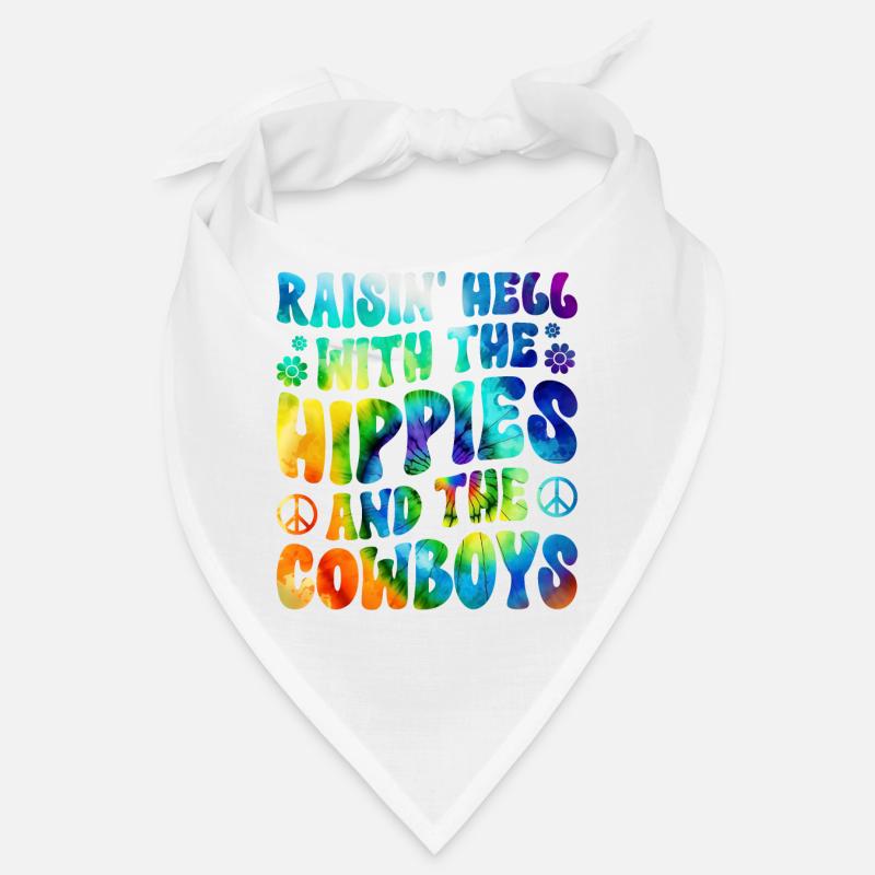 Tie dyeing peace Bandana