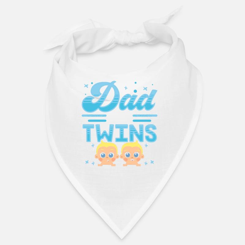 Père de jumeaux double amour drôle Bandana