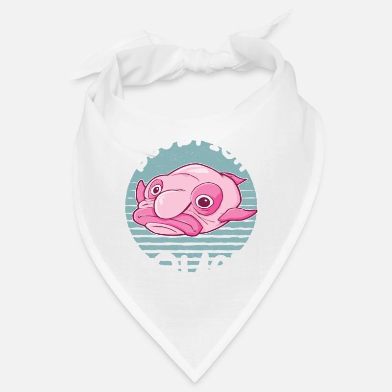 Costume de Blobfish - Visage de poisson Blob laid - Bandana
