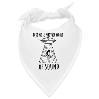 Lustige Handpan UFO Spieler Handpan - Bandana - Weiß - Vorne