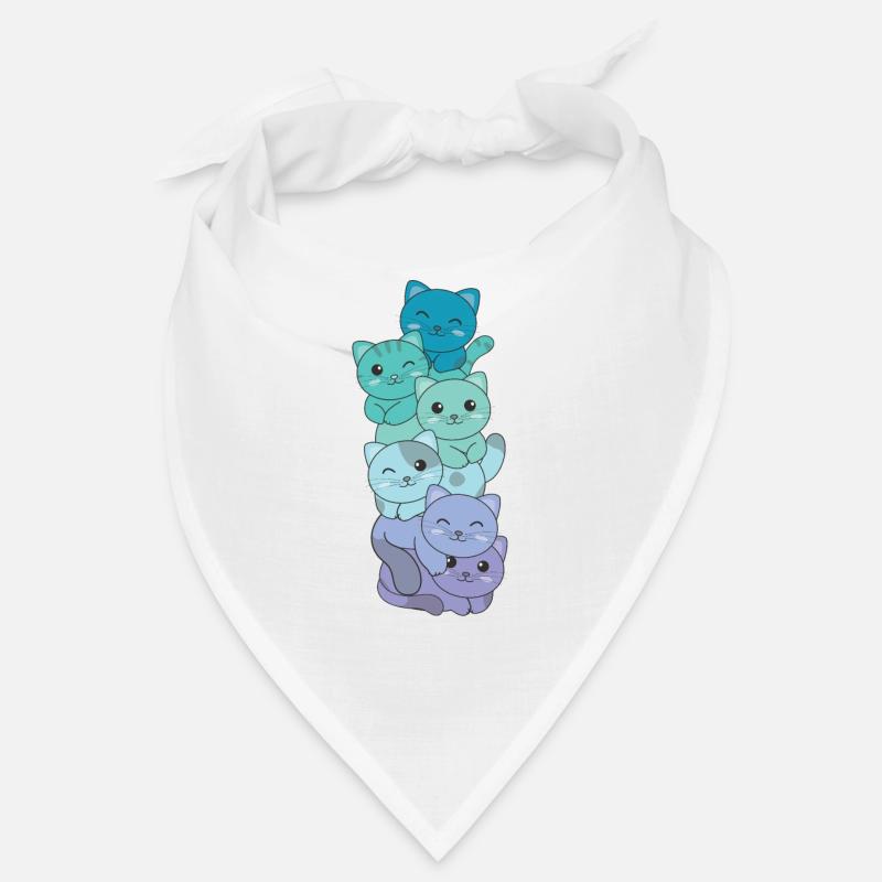Neptunic Flag Pride LGBTQ Cute Cat Stack Bandana