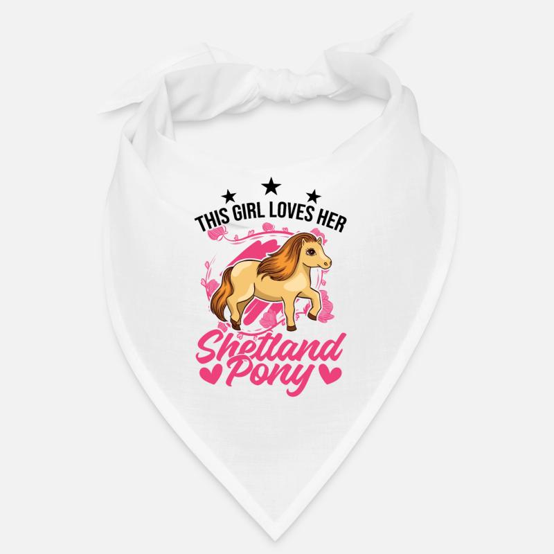 Shetland Pony Mädchen Geschenk Shetty Bandana