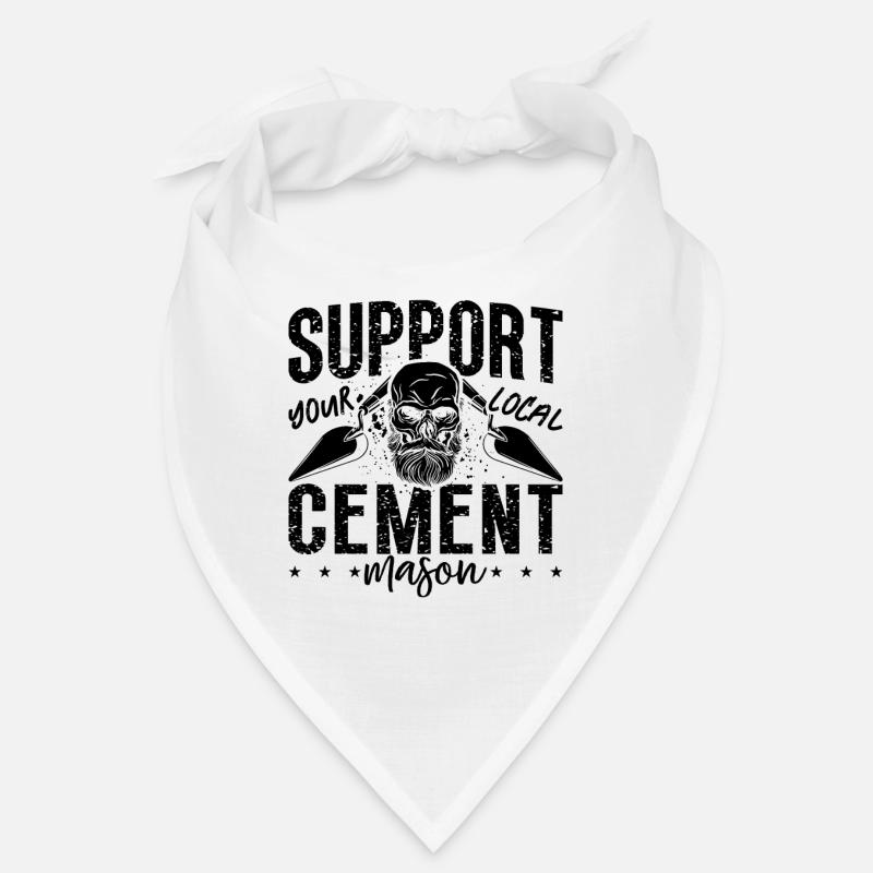 Support Your Local Concreter Concrete Finishers Bandana