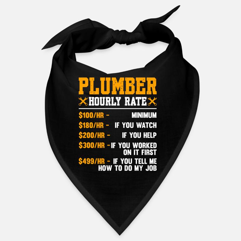 Plumber Hourly Rate Bandana