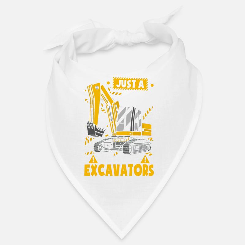 Nur ein Junge, der Bagger liebt Bandana