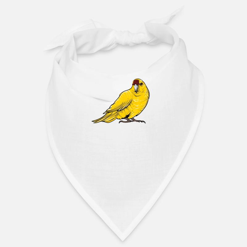 Perruche de chèvre I Motif de perruche pour porte-oiseau Bandana
