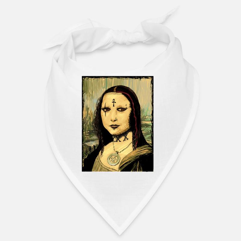 Goth gothique Mona Lisa Bandana