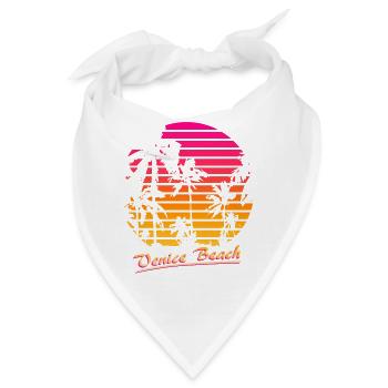 Venice Beach - Bandana - Weiß - Vorne