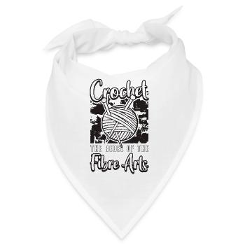 Crochet The Rebel Of The Knitting Crochet Lover - Bandana - Weiß - Vorne