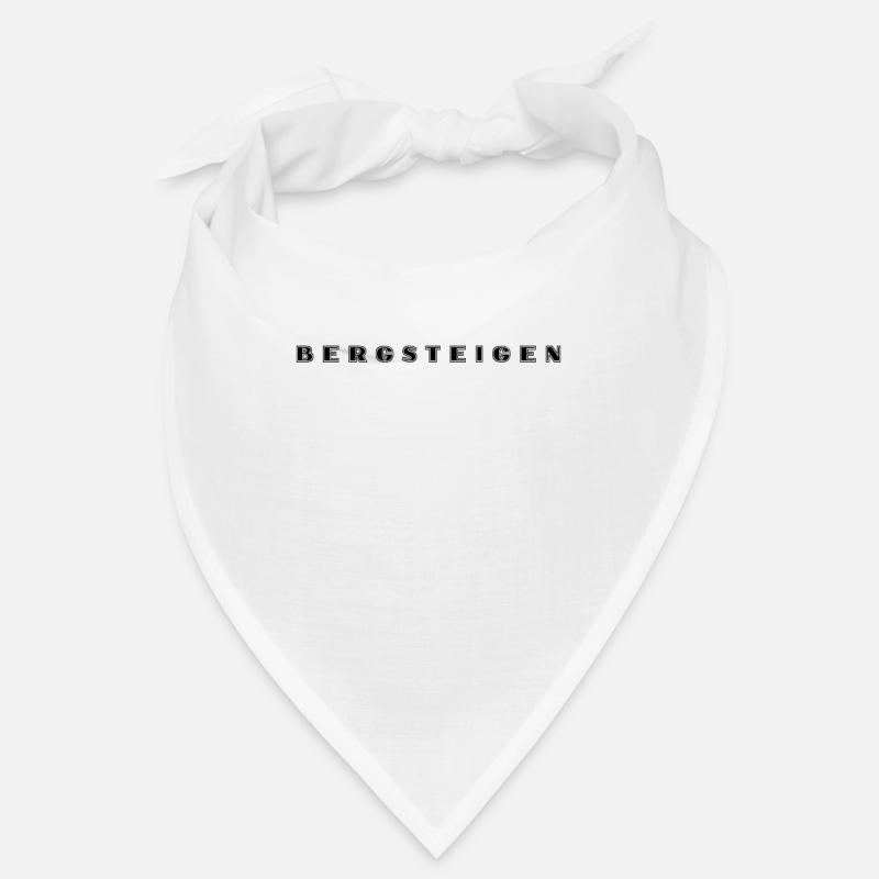 Bergsteigen Schriftzug Bandana
