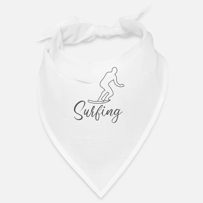 Surfing Surfer comic style Bandana