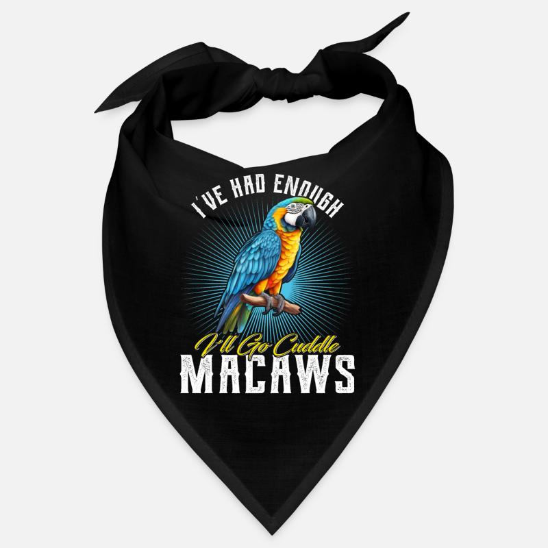 Ara Vogel I ́ve had enough I ́ll go Cuddle Macaws Bandana