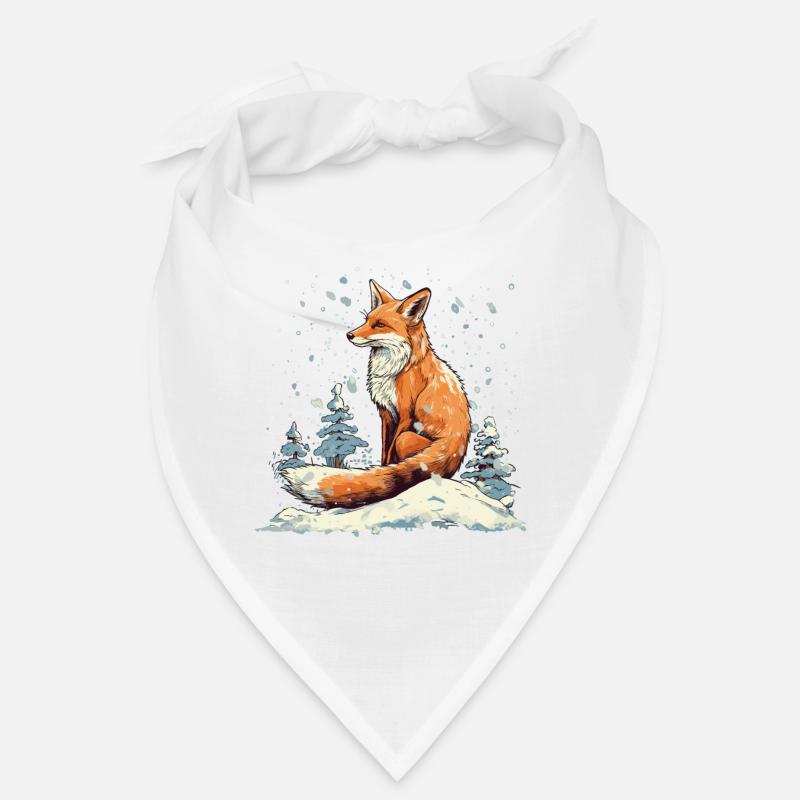 Fuchs Im Winterwunderland Bandana